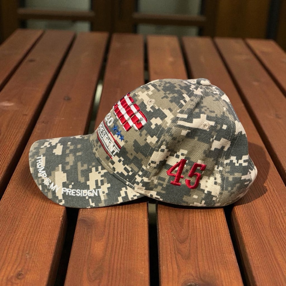 Camouflage Trump 2020 Hat - Picture 4 of 9